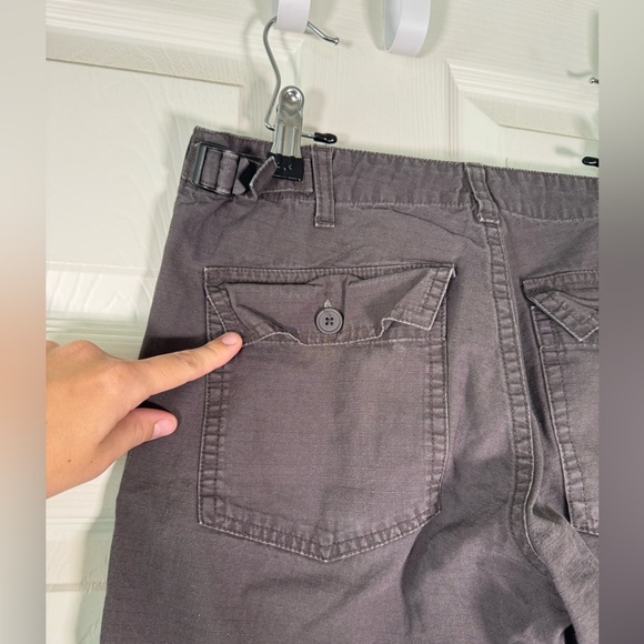 J. Galt Brandy Melville Grey Cargo Utility Style Pants Low Rise Womens Size 26 - Picture 6 of 9